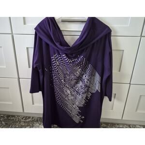 Women's XL Casual Seven Luxury Collection Top Blouse